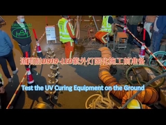 UV Cure CIPP پوشش تجهیزات به طول 200 متر برای تعمیر فاضلاب شهری NO-DIG