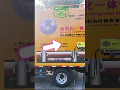 تشکیل رزین شیشه و پلی استر پوشش UV CIPP نصب سریع با رزین UP