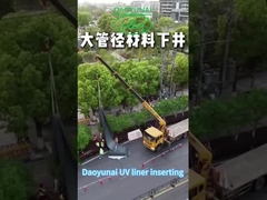 فیبر تقویت شده UV CIPP پوشش در محل خشک شده تجهیزات پوشش لوله UV LED