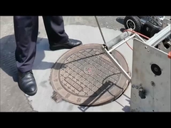 کنترل بی سیم دوربین مدار بسته برای بازرسی خط لوله با کابل قوی و نور