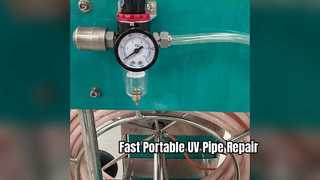 سیستم تعمیر لوله UV CIPP قابل حمل DN100 تا DN250