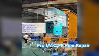 سیستم تعمیر لوله های بدون ترنچ UV CIPP DN200 تا DN1800
