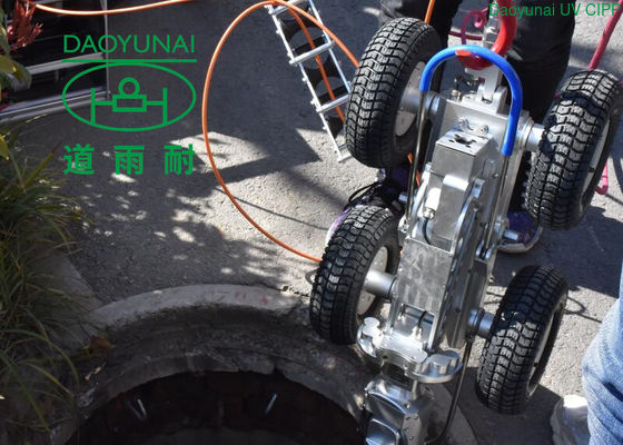 دوربین خزنده فاضلاب خط اصلی قابل حمل برای بازرسی لوله شبکه شهرداری با قطر بزرگ