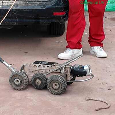 DN1500 Sewer Inspection Camera with High-Definition Camera and Heavy-Duty Crawler for Large Pipe CCTV Inspection